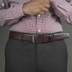 Axel Cross Dot Pattern Belt - Dual Tone Moving Brockless - Image 4