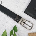 Axel Cross Dot Pattern Belt - Dual Tone Moving Brockless