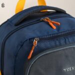 Trekon Backpack BP001 - Grey Blue [কমলা ফিতা - Orange ribbon] - Image 7