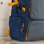 Trekon Backpack BP001 - Grey Blue [কমলা ফিতা - Orange ribbon] - Image 5