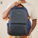 Trekon Backpack BP001 - Grey Blue [কমলা ফিতা - Orange ribbon] - Image 2