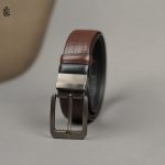Axel Blocky Pattern Belt - Dual Tone Moving Brockless - Image 3