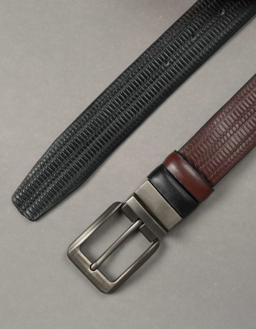 Axel Blocky Pattern Belt - Dual Tone Moving Brockless