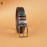 Axel Crocodile Pattern Belt - Dual Tone Moving Brockless - Image 4