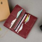 Wane Long Wallet - Red Wine - Image 3