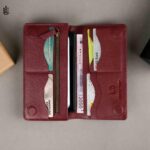 Wane Long Wallet - Red Wine