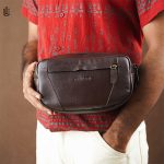 Liam Crossbody Bag - Chocolate - Image 8