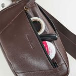 Liam Crossbody Bag - Chocolate - Image 3