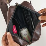 Liam Crossbody Bag - Chocolate - Image 4