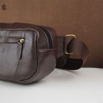Liam Crossbody Bag - Chocolate - Image 6