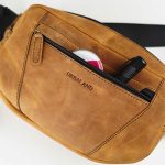 Liam Crossbody Bag - Light Brown Oil Pullup - Image 2