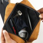 Liam Crossbody Bag - Light Brown Oil Pullup - Image 4