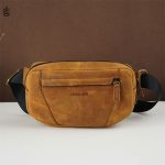 Liam Crossbody Bag - Light Brown Oil Pullup - Image 6
