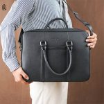 Korbin Laptop Office Bag - Black - Image 7