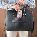 Korbin Laptop Office Bag - Black - Image 3
