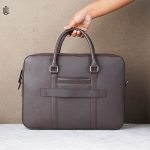 Korbin Laptop Office Bag - Chocolate - Image 4