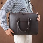 Korbin Laptop Office Bag - Chocolate - Image 9