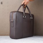 Korbin Laptop Office Bag - Chocolate - Image 7