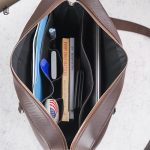 Korbin Laptop Office Bag - Chocolate - Image 2