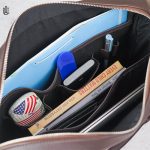 Korbin Laptop Office Bag - Chocolate - Image 5