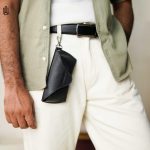 Demi Sunglass/Glass Leather Cover - Black