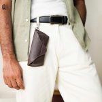 Demi Sunglass/Glass Leather Cover - Chocolate